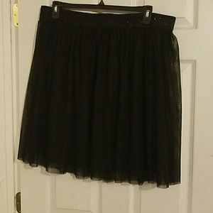 Mauriced Black tulle skirt